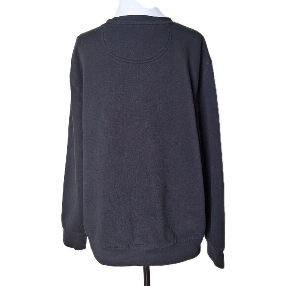 ATHLETIC WORKS BLACK SWEATSHIRT  SIZE MEDIUM - Picture 3 of 4